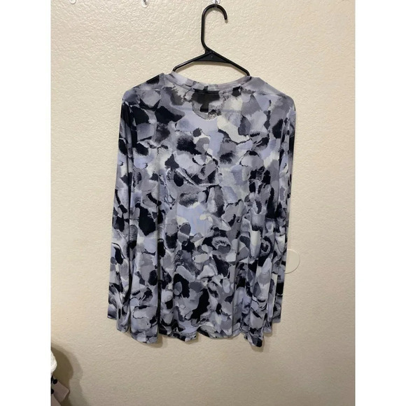 Logo by Lori Goldstein mesh button down abstract witchy gothic dark academia 2X - Picture 5 of 10